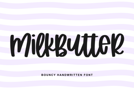Milkbutter Font